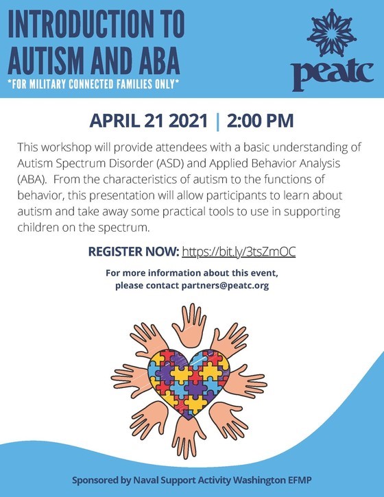 intro to autism and aba flyer